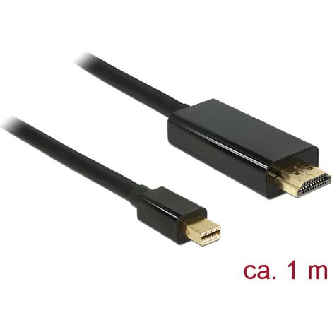 Delock cable mini displayport 1.2 macho a high speed hdmi a macho 4k 1 m