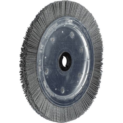 PFERD TOOLS Rundbürste schmal ungezopft RBU Ø 250x16xvariable Bohrung SiC-Filament-Ø 1,00mm Korn 80 2 Stk
