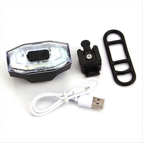 Wiederaufladbares LED-Fahrradrücklicht per USB, wasserdicht, für Mountainbikes, ultraleicht, Fahrradteile (1/5)
