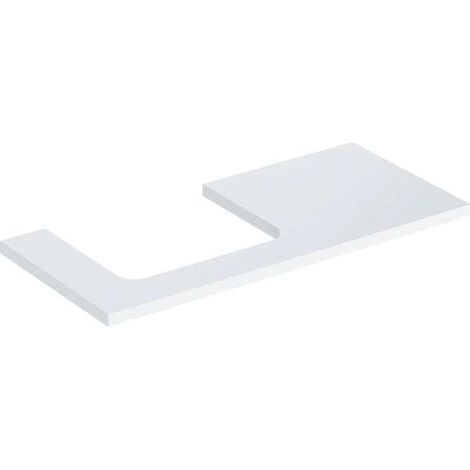 Placa de lavabo Geberit ONE, recortable a la izquierda, para