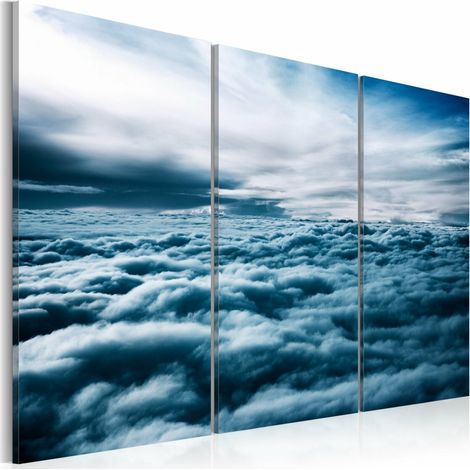 Tableau nuages denses - 90 x 60 cm (1/4)