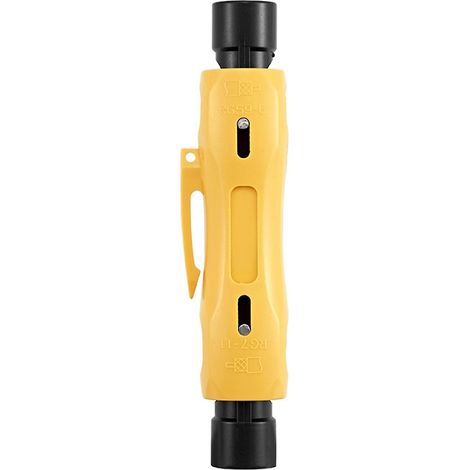 Pince coupante et dénudeuse robuste pour câbles coaxiaux RG59, RG11, RG7 et RG6.