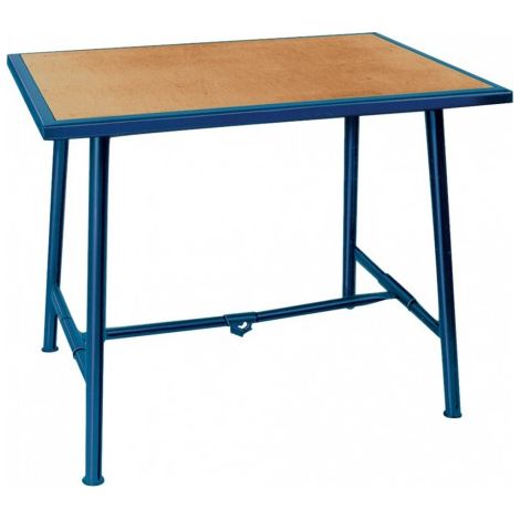 FP – Établi modulable pliant 700x500mm – Plan de travail en bois – Cadre métal pour 440 kg – Utilisation mobile et stationnaire