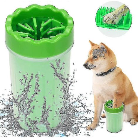 Nettoyeur de pattes pour animaux, nettoyeur de pattes portable pour chiens, gobelet pour laver les pattes des chiens, nettoyage des pattes des chiens, massage des chiens et chats (1/3)