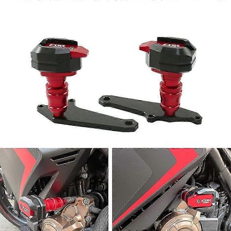 Compatible avec CBR500R, CBR500 R, CBR 500 R 2013-2023 : porte-bagages de protection contre les chocs, protection coulissante et coussinet de protection contre les impacts pour motos. (1/5)