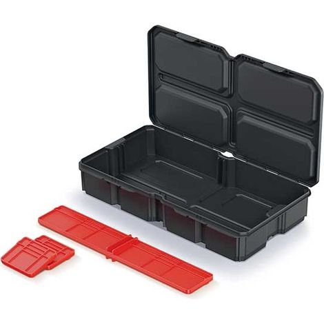 Boîte de rangement à outils - KMXBB3015S - Noir - Compacte et organisée - Idéale pro et bricoleurs (1/5)