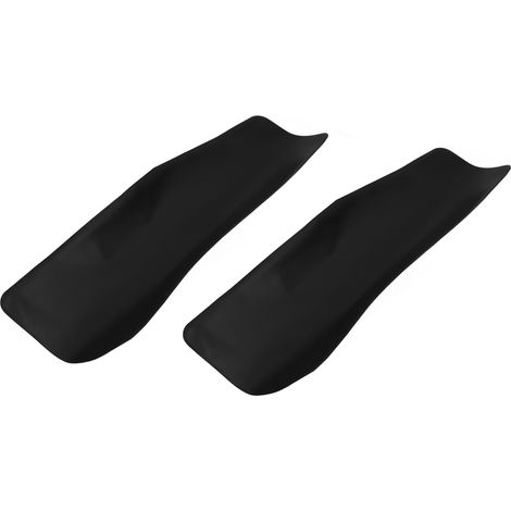 Lot de 2 entonnoirs de vidange d'huile flexibles et pliables avec filtre à huile pour pièces automobiles. Dimensions : 50 x 20 cm, noir. (1/5)