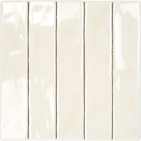 Carrelage Mur Ceramic Connection Beige Brillante 5x25 cm