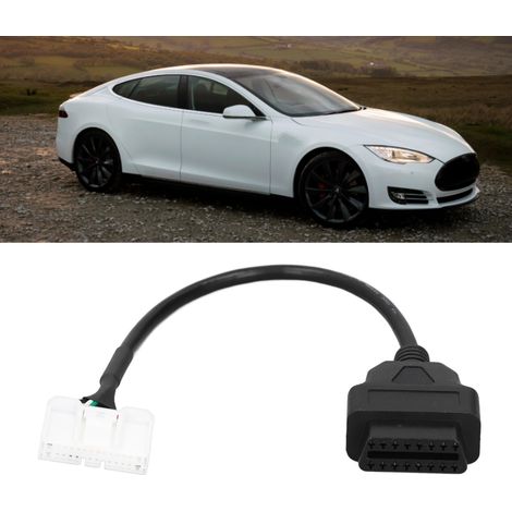 Câble adaptateur OBD2 26 broches 31cm pour TESLA MODEL S/X, connecteur de diagnostic auto