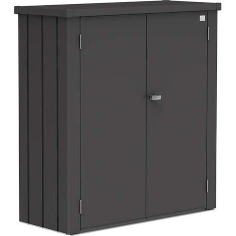 Armadio da esterno Romeo Misura M grigio scuro metallizzato