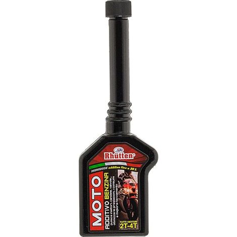 Additivo Pulizia Iniettori Moto Benzina Rhutten per motori 2 e 4 Tempi da 125 ml