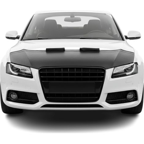 Protège Capot Compatible avec Audi A5 B8 2008 à 2012, Bra de Capot Protection, Noir
