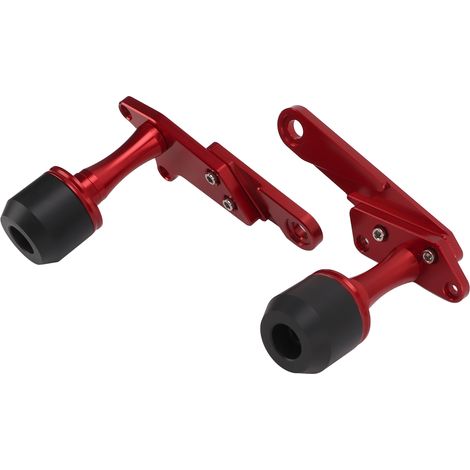 Rahmenschutz für Motorräder, rot und Edelstahl, für CBR500R CB500X ab 2019 (1/5)