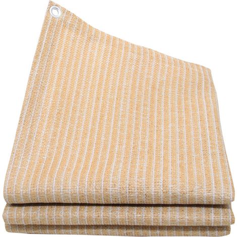 Voile d'ombrage 90% protection solaire, filet anti-UV pour jardin, terrasse, serre, tonnelle extérieure, toile d'ombrage pour pelouse, niche chien, poulailler, maille occultante facile à installer (1/5)