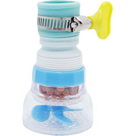 1 x aérateur de robinet, pivotant 360°, avec filtre en pierre mécanique, pour évier cuisine et salle de bain (1/5)