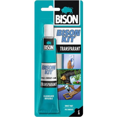 Adesivo contatto Bison trasparente resistente al gelo -40°C a 70°C