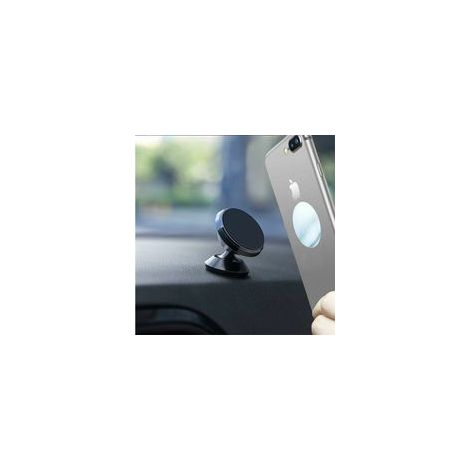 Support Téléphone Voiture Magnétique Avec la Rotation à 360 Degrés - Fixation sur Tableau de Bord ou surface planes - Support smartphones, GPS, (1/5)