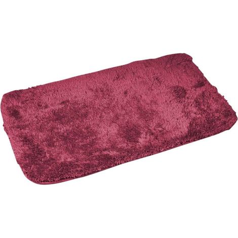 Tapis de Bain "Softness" 50x80cm Framboise (1/3)