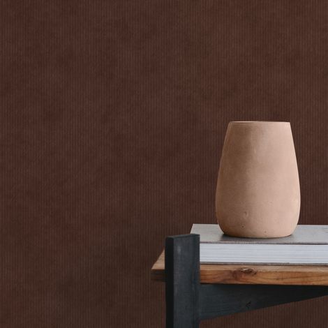Papier peint intissé effet tissé chocolat 10m x 52cm – Résistant à la lumière – Application directe sur le mur – Entretien facile – Superfresco Easy