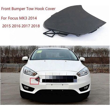 Cache-crochet de remorquage de pare-chocs avant pour FORD FOCUS MK3 2014 2015 2016 2017 2018 F1EB-17A989-A Couleur de base (1/4)