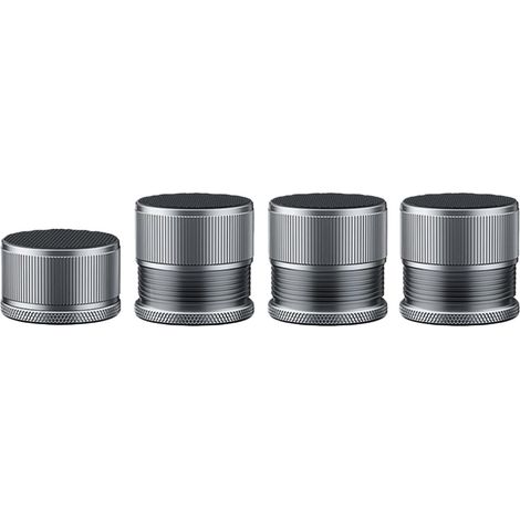 Lot de 4 rehausseurs de lit réglables en métal pour machine à laver - Protections de sol réglables pour améliorer la stabilité, le canapé, la table (1/5)