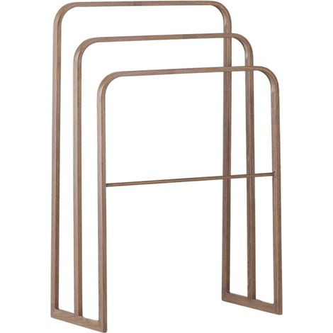Porte-Serviettes 3 Arceaux "Drammen" 76cm Marron (1/5)