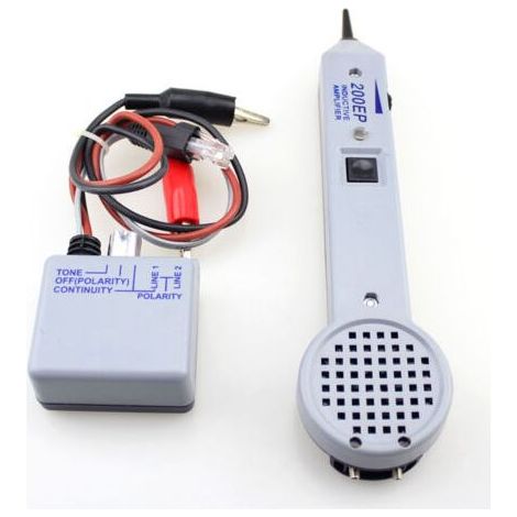 Kit générateur audio, détecteur de cable électrique,Testeur de circuit traceur de fil 200EP de câble haute précision, amplificateur d'inductance de recherche de ligne (1/5)