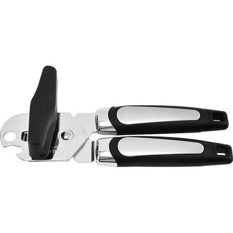 Ouvre-boîte manuel, acier inoxydable alimentaire, bord lisse, ouvre-boîte (1/5)