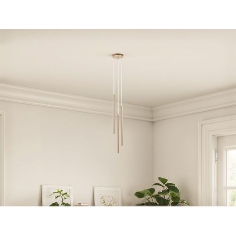 BOBOCHIC - Lustre KALINA en acier  3 lampes