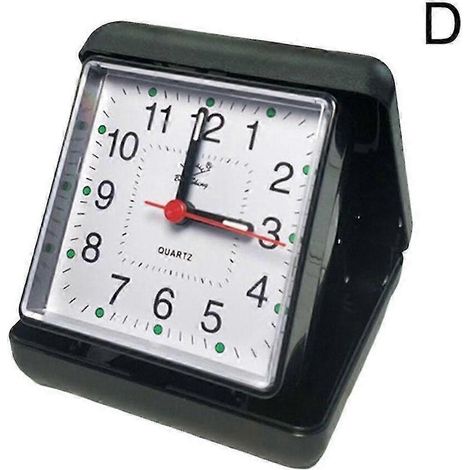 petit réveil de chevet portable, silencieux et sans fonction snooze