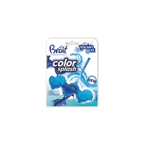 Cubo de baño colorante al agua bifásico Brait Volcano Ice 45 g