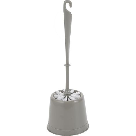 JIN Standard-Toiletten-Set aus Kunststoff, hellgrau -BEN