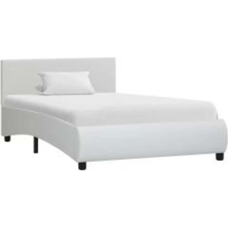 Maison Exclusive - Giroletto con LED Bianco in Similpelle 100x200 cm