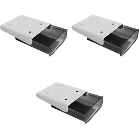 3 PCS sous table Boîtes de stockage Organisateurs Boîtes de stockage de style de tiroir pour bureau (1/4)