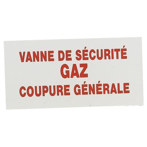ETIQUETTE DE SIGNALISATION RIGIDE