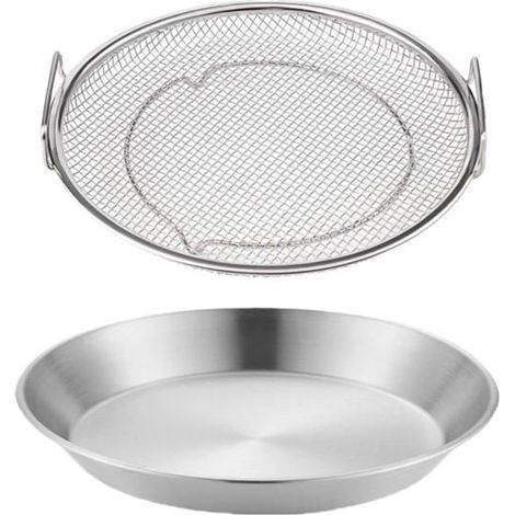 Plateau filtre huile - Égouttoir acier inoxydable pour friture air fryer Aucuneary (1/5)