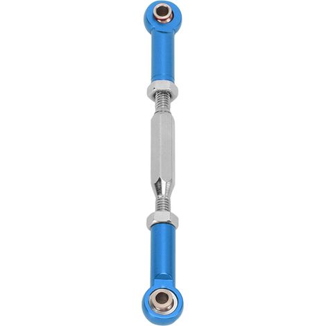 Biellette de direction en métal pour servo JLB, compatible avec les voitures RC Monster Truck 1/10 (bleue). (1/5)