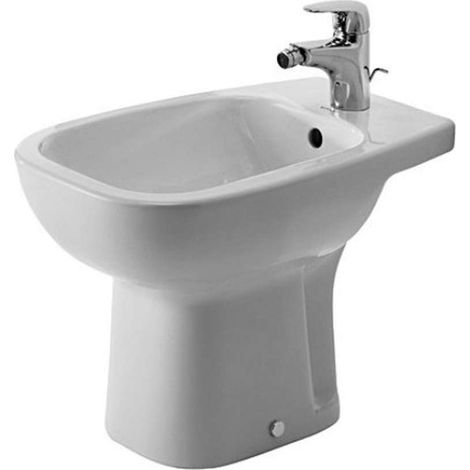 Duravit D-Code - Bidé de pie, blanco alpino 22381000002