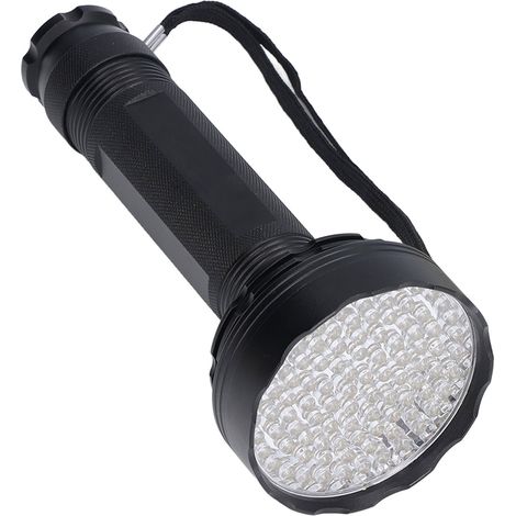 Lampe Torche UV 100 LED 395nm, Haute Performance pour Détection Fluorescente, Antidérapante et Facile à Utiliser (1/5)