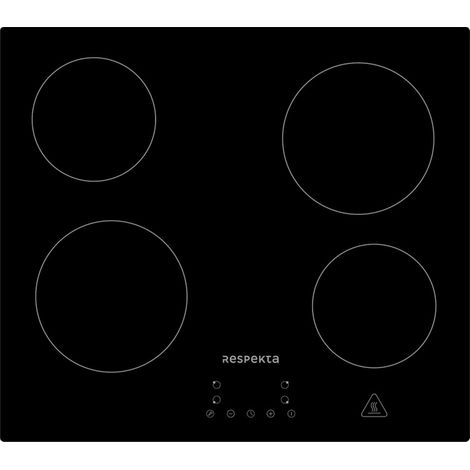 Table de cuisson vitrocéramique autarcique 60 cm 4 zones Touch Plaque de cuisson encastrable Respekta (1/4)