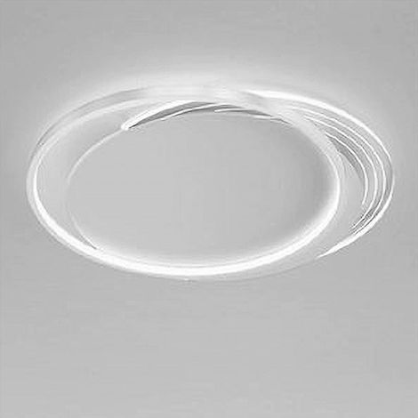 TrAdE Shop Traesio - Plafoniera Led 30watt Cerchio Bianco Lampadario Soffitto Tondo Luce Fredda 70685 - (1/2)
