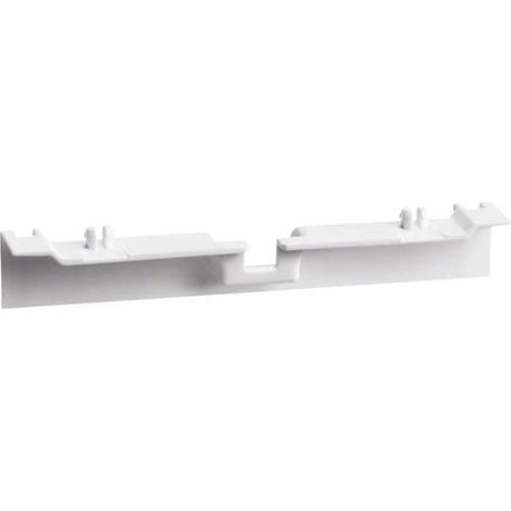 Support pièce de recouvrement pour plinthe SL20055 Pure - HAGER SL20055A9016
