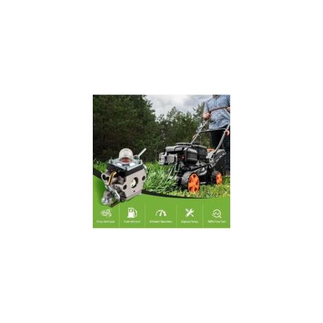Kit carburatore 545008097 per decespugliatori Husqvarna 129C, 129L, 129R, 129LDX, 129RJ, per Jonsered GT2228, GTS2228, BC2228, con parti di regolazione e guarnizione del filtro carburante.