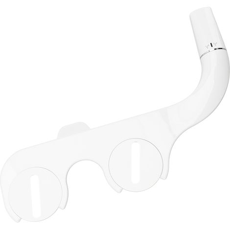 Abattant de toilette bidet ultra-mince avec double buse autonettoyante et raccord en T de 3/8 pouce (1/5)
