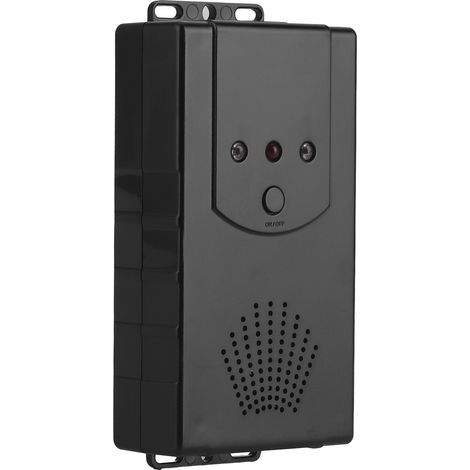 Répulsif animal à piles, anti-nuisibles ultrasonique intelligent avec éclairage LED pour véhicules et maison (1/5)