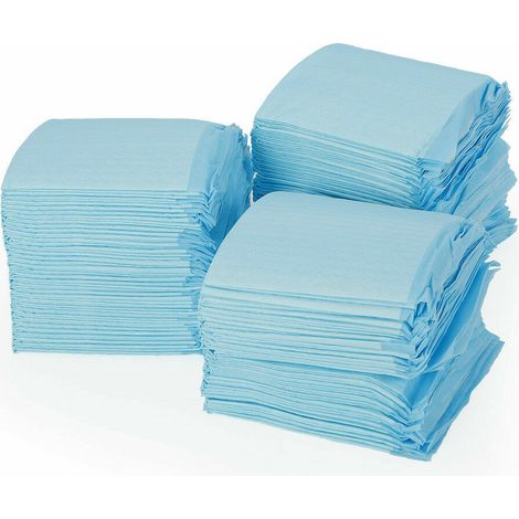 100x Welpen Unterlagen Trainingsunterlage Hund Katze Pet Pee Trainingsmatte Puppy Hund Toiletten Pads 3345cm Trainingsmatte Einmalunterlagen