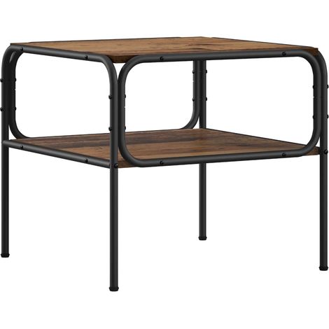 Mesa lateral Madera envejecida 100 x 50 x 46 cm vidaXL (1/5)