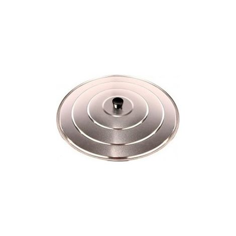 VILLAFRANCA tapa aluminio ondulada 45 cm , Tapa aluminio ondulada 45 cmApta par sartenes de hasta 45 cmFabricado en aluminio de alta resistenciaMango de baquelitaMe (1/2)