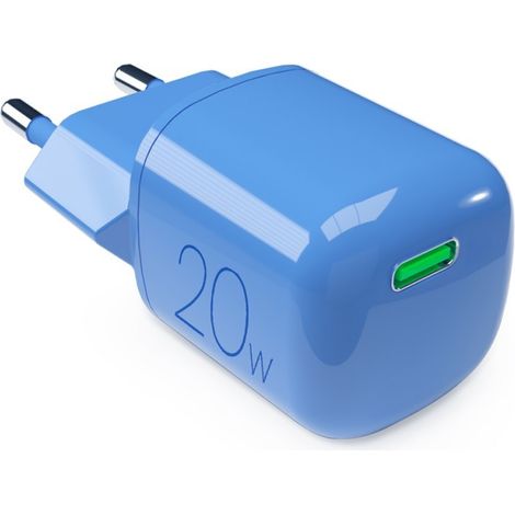 USB-C GaN 20W Wandladegerät – Blau (1/3)