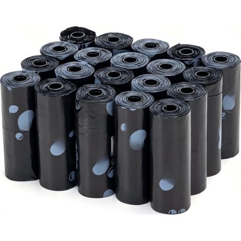 Sacs pour animaux Nobleza Basic, 20 rouleaux de 15 sacs chacun